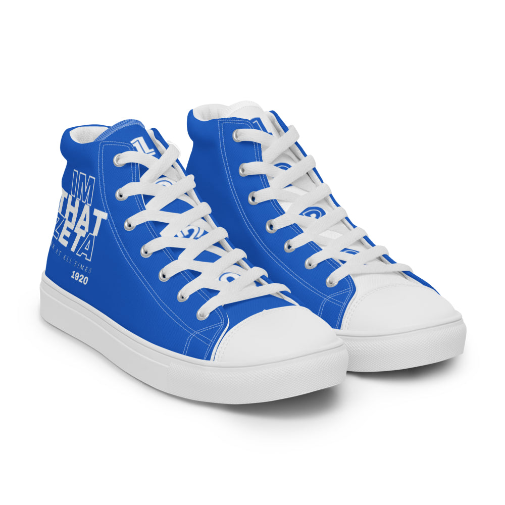 High Tops - I'M THAT ZETA 1920 High Top Canvas Shoes
