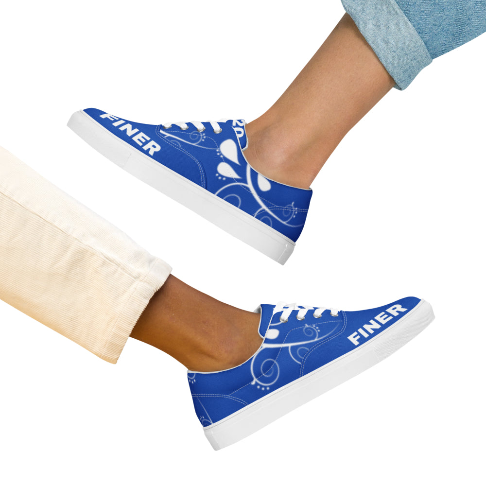 Finer 1920 Women’s Lace-up Canvas Shoes