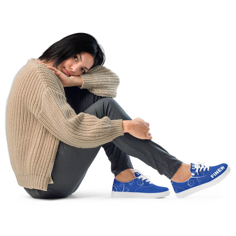 Finer 1920 Women’s Lace-up Canvas Shoes