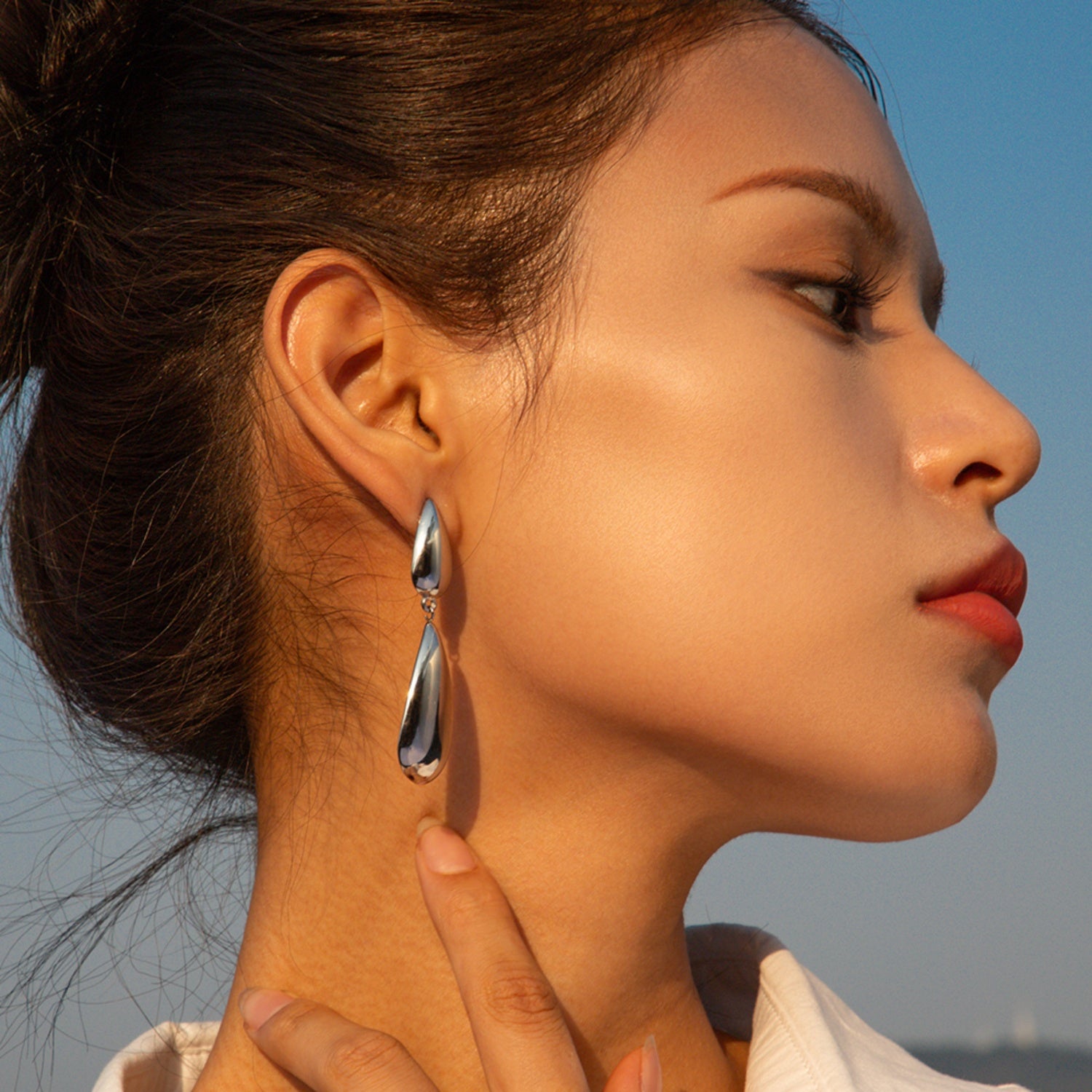 Stainless Steel Dangle Earrings-VMA Specialties Boutique