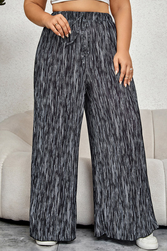 Plus Size High Waist Wide Pants-VMA Specialties Boutique