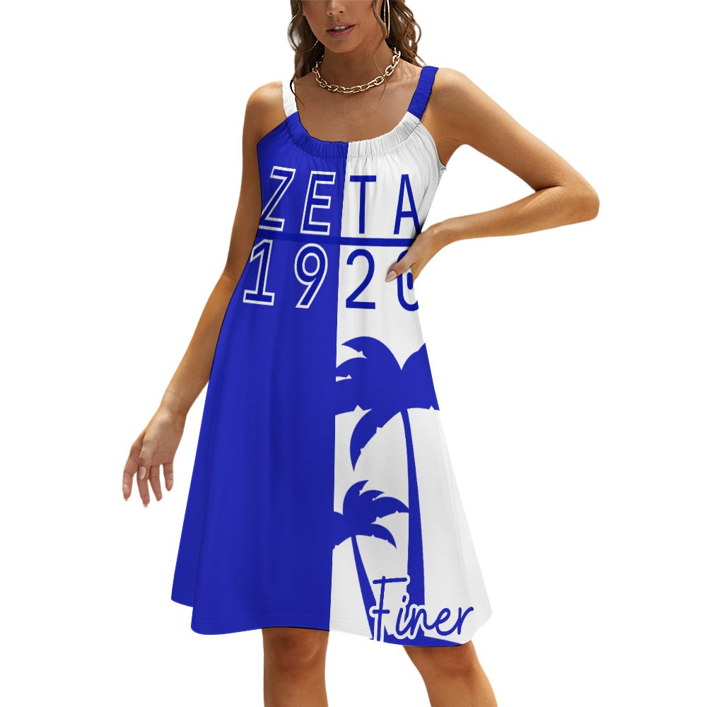 Zeta-Inspired Sleeveless Stretch Dress