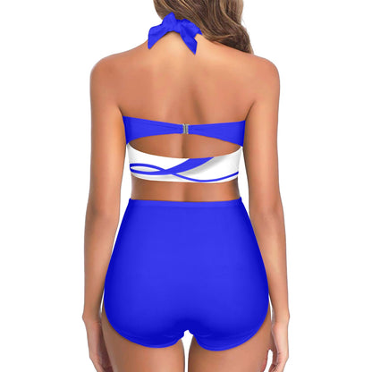 1920 Zeta Retro Glam High-Waist Swimsuit