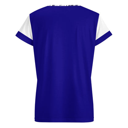 V-neck short sleeve T-shirt