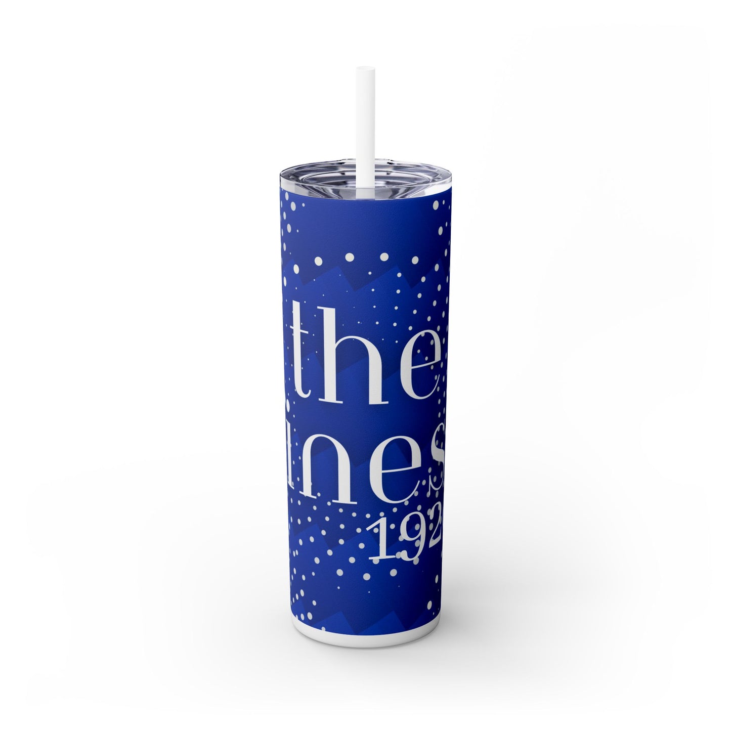 The Finest Tumbler Personnel Skinny Tumbler with Straw, 20oz