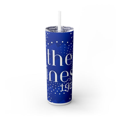 The Finest Tumbler Personnel Skinny Tumbler with Straw, 20oz