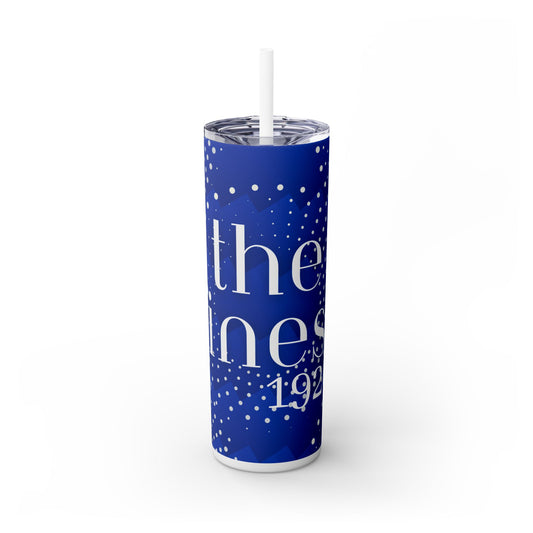 The Finest Tumbler Personnel Skinny Tumbler with Straw, 20oz