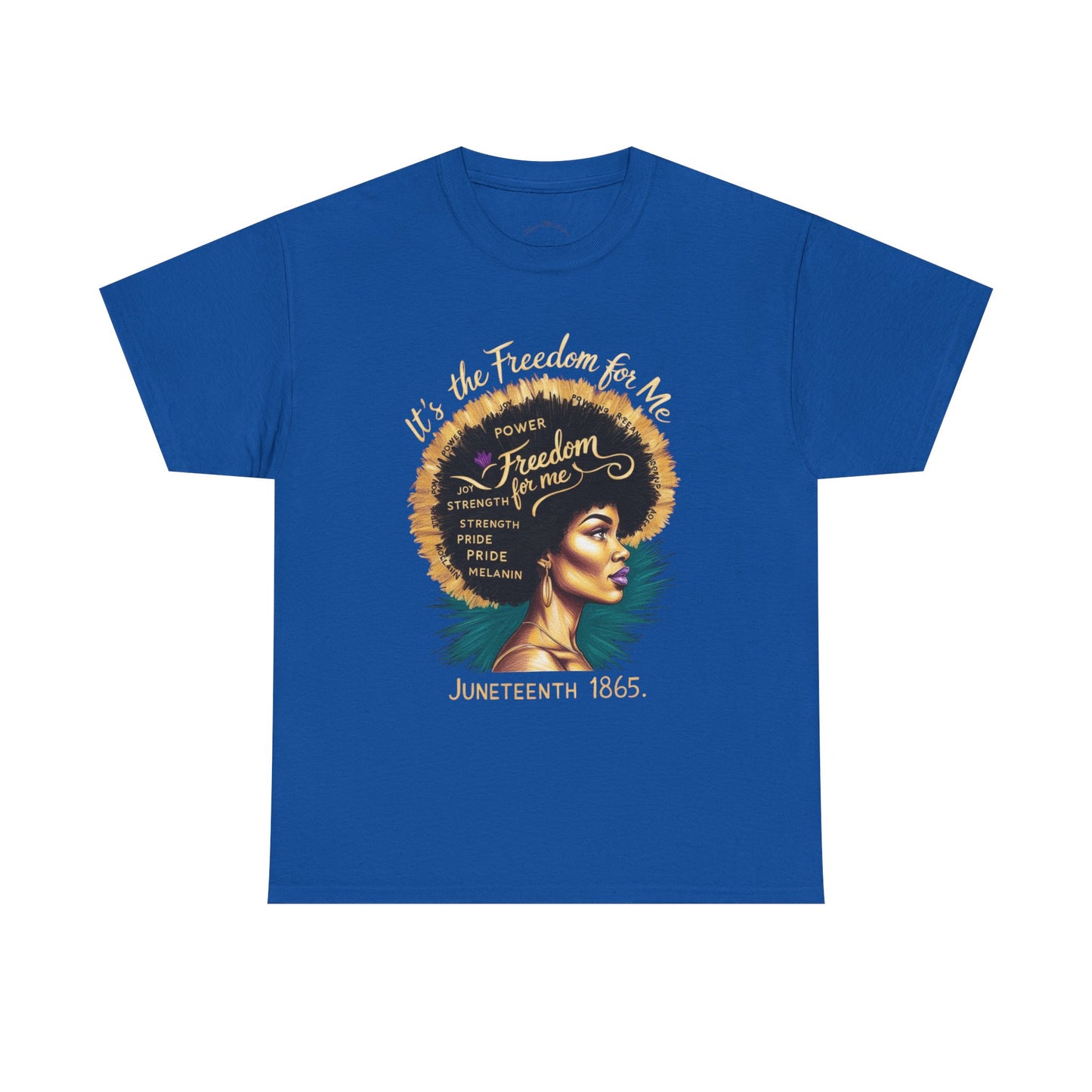 Graphic Tee - Juneteenth 1865 Freedom for Me Design