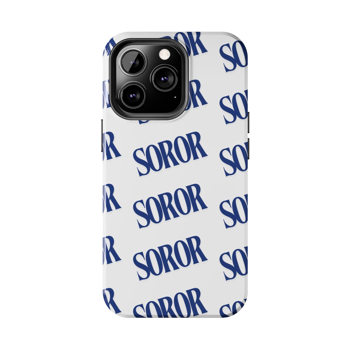 Phone Case - Soror White & Royal Blue
