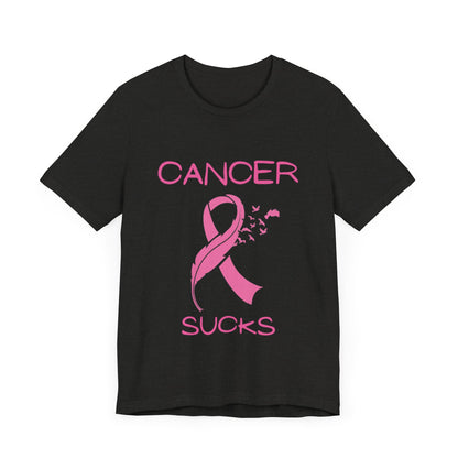 Cancer Suckx T-Shirt Cancer Awareness Support Unisex Tee