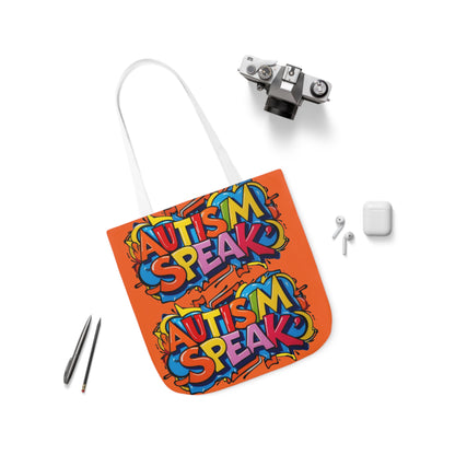 Autism Awareness Canvas Tote Bag,