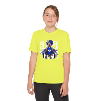 Youth Superhero Competitor Tee, Kid's T-Shirt, Summer Vibes Shirt, Birthday Gift, Superhero Fan Apparel, Fun Summer Outfit