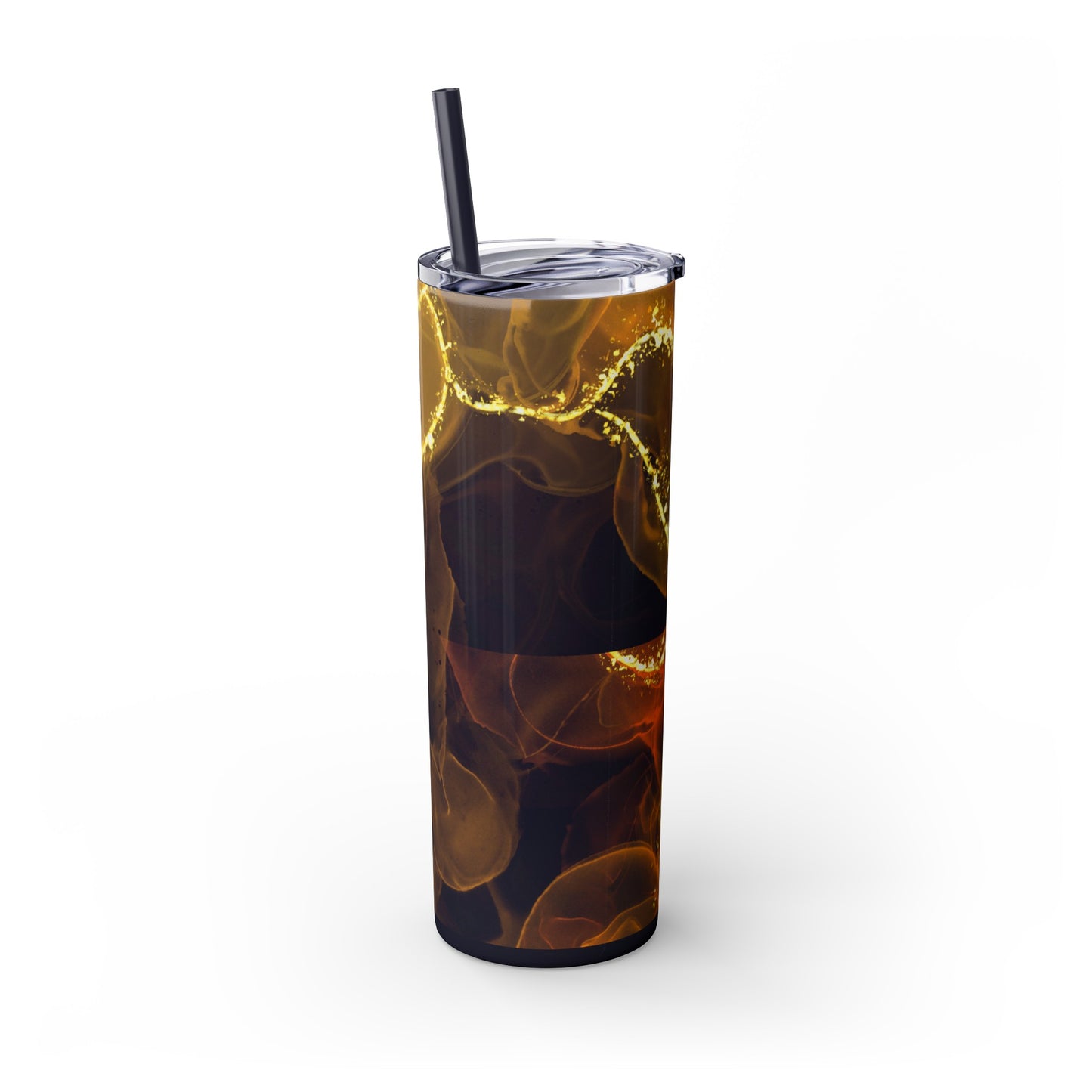 Fire  Skinny Tumbler with Straw, 20oz Model# 051701