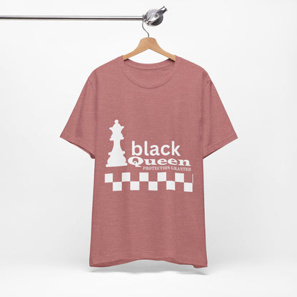 Black Queen Chess Tee - Unisex Jersey Short Sleeve