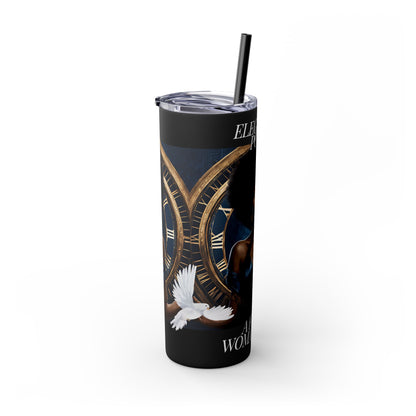 Elegance & Power.. A Finer Woman Hour Skinny Tumbler with Straw, 20oz