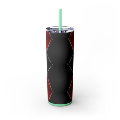 DANGER Skinny Tumbler with Straw, 20oz
