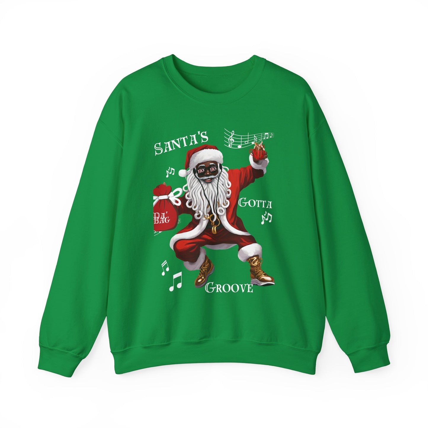 Christmas Santa's Gotta Groove Crewneck Sweatshirt