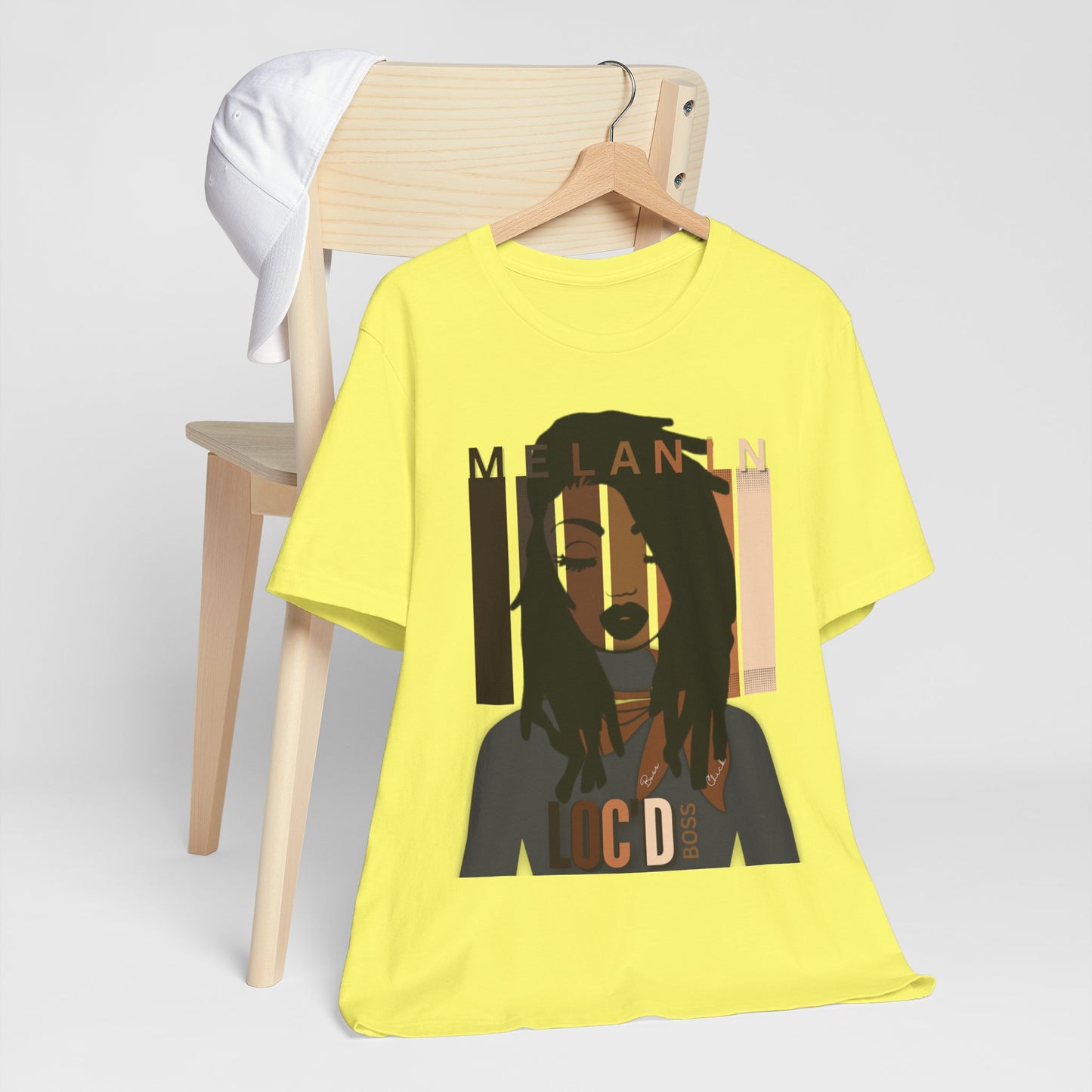 Melanin Loc'd Jersey Short Sleeve Tee