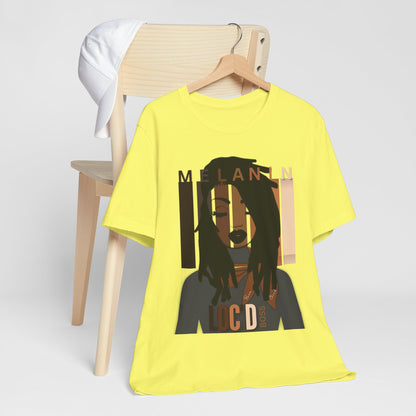 Melanin Loc'd Jersey Short Sleeve Tee