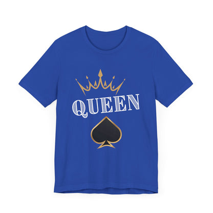 Queen Spades Tee - Unisex Jersey Short Sleeve