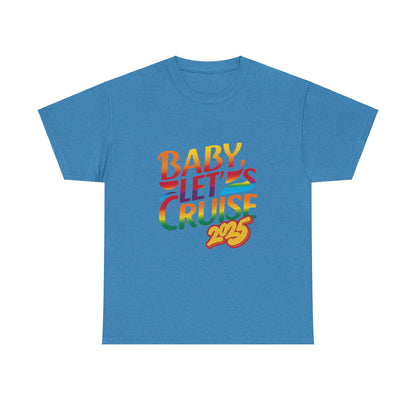 T-Shirt Baby Lets Cruise Family Friends Trip Memory Maker