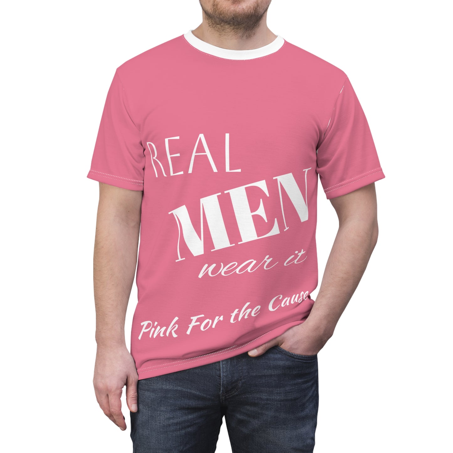 Pink Awareness Tee Real Men Wear It
