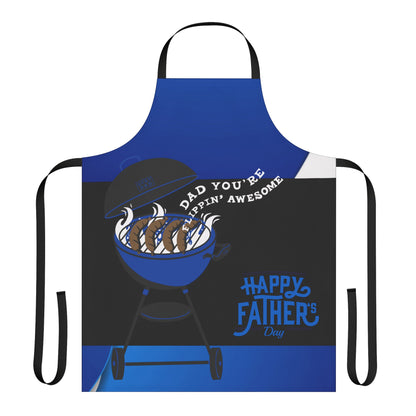 Happy Father's Day Grill Apron, Color Straps