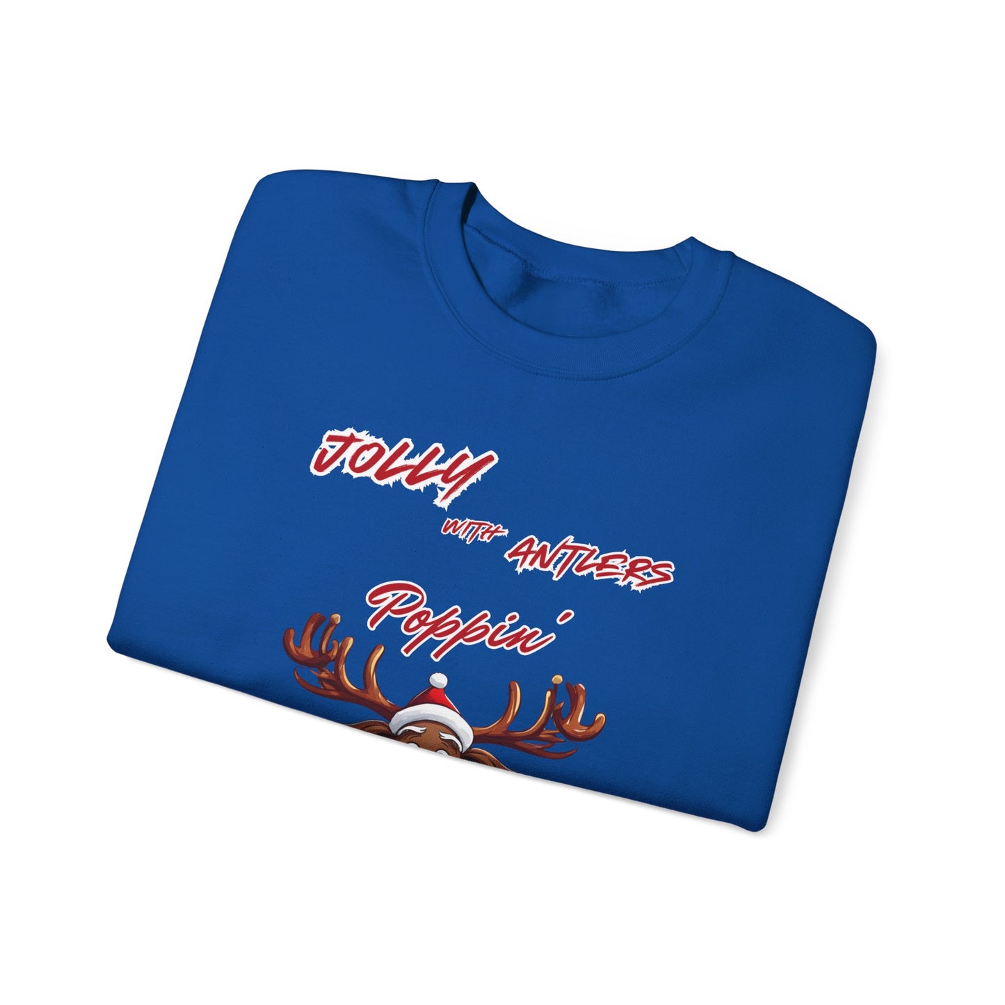 Christmas Antlers Crewneck Sweatshirt