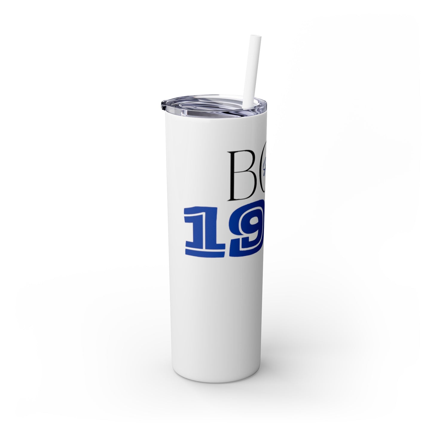 Customizable 1983 Born Skinny Tumbler with Straw, 20oz