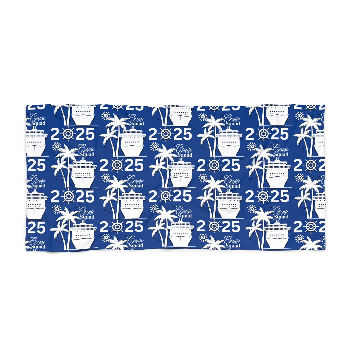 Cruise Squad 2025 Beach Towel