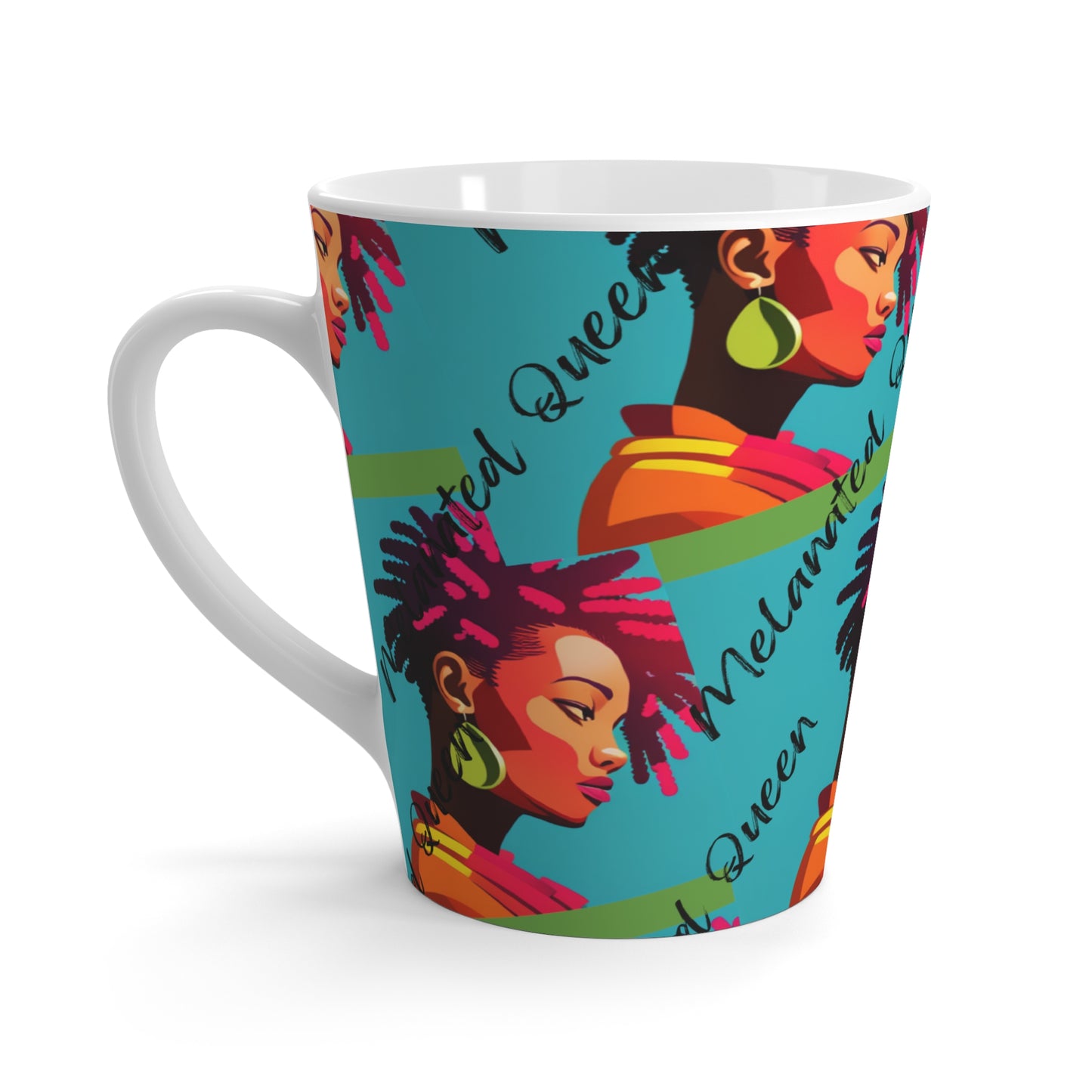 Melanated Queen Latte' Mug