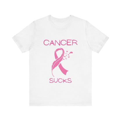 Cancer Suckx T-Shirt Cancer Awareness Support Unisex Tee