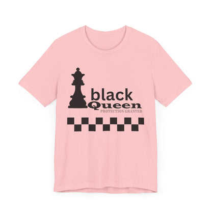 Black Queen Chess Tee - Unisex Jersey Short Sleeve