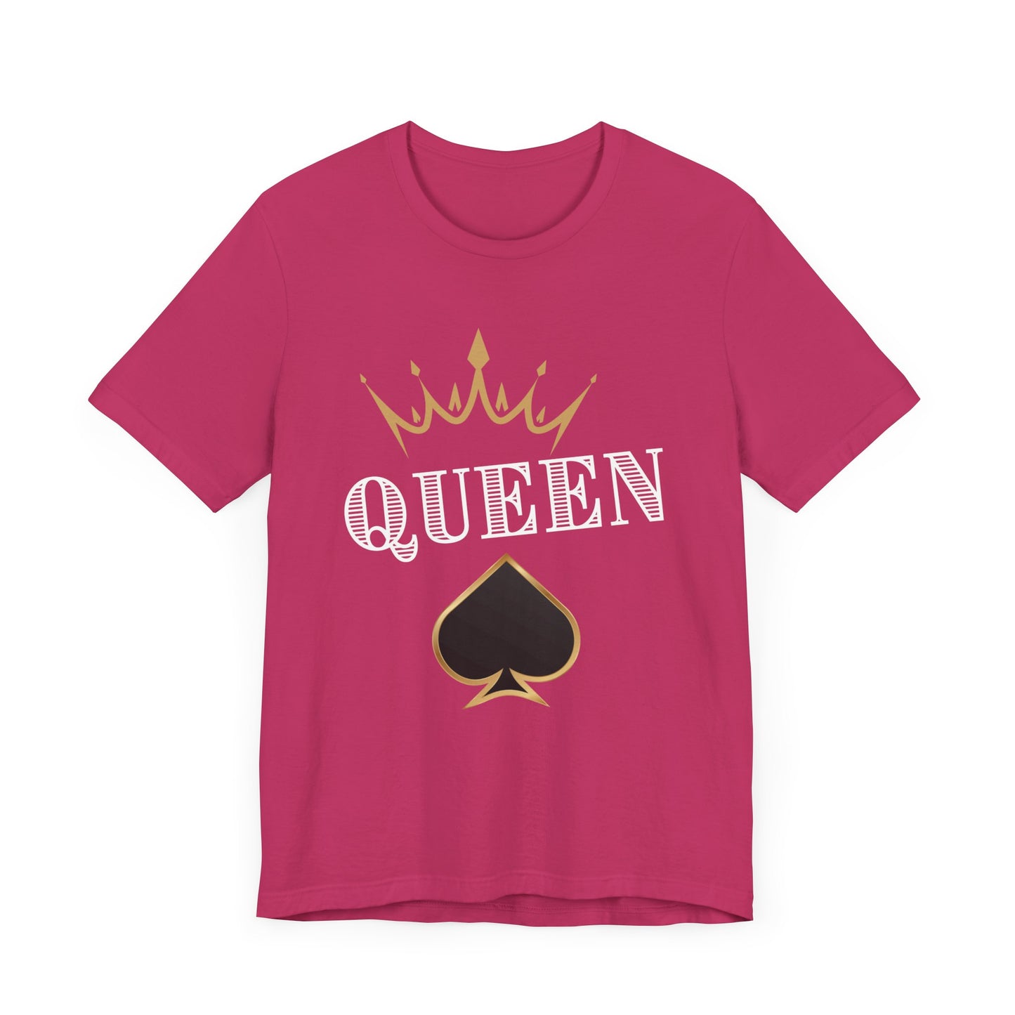 Queen Spades Tee - Unisex Jersey Short Sleeve