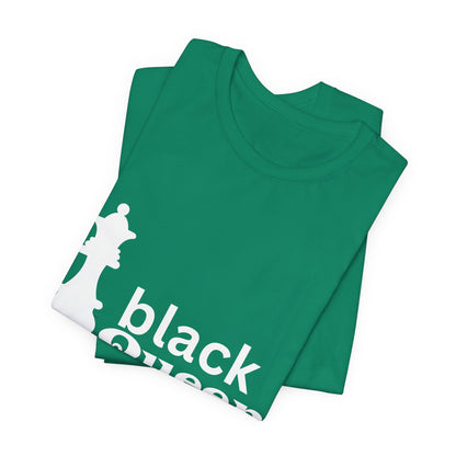 Black Queen Chess Tee - Unisex Jersey Short Sleeve