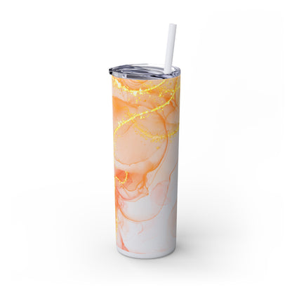 Fire  Skinny Tumbler with Straw, 20oz Model# 051701