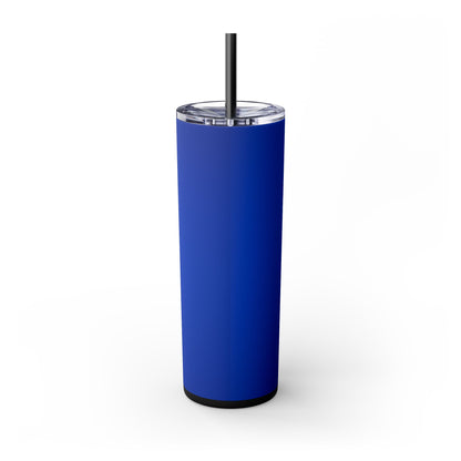 Zeta Woman Tumbler Personnel Skinny Tumbler with Straw, 20oz