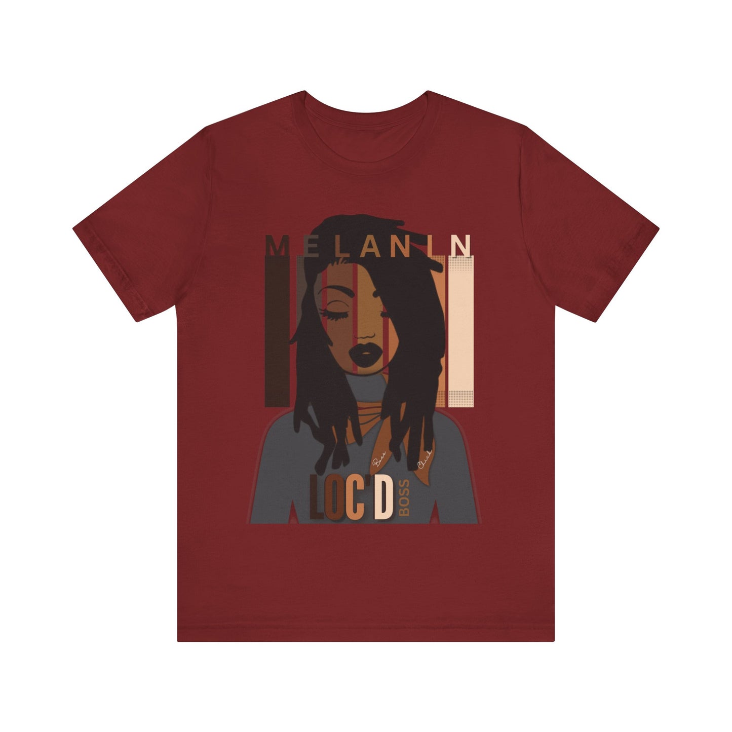 Melanin Loc'd Jersey Short Sleeve Tee
