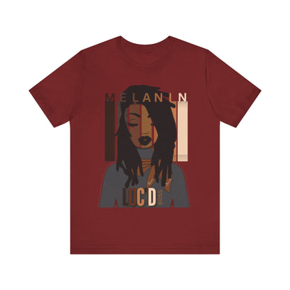 Melanin Loc'd Jersey Short Sleeve Tee