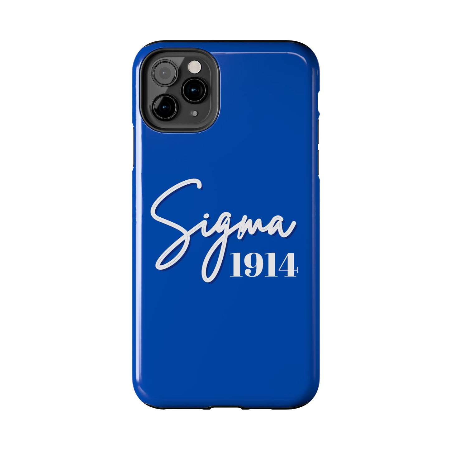 Phone Case -Sigma 1914 Fraternity White & Royal Blue
