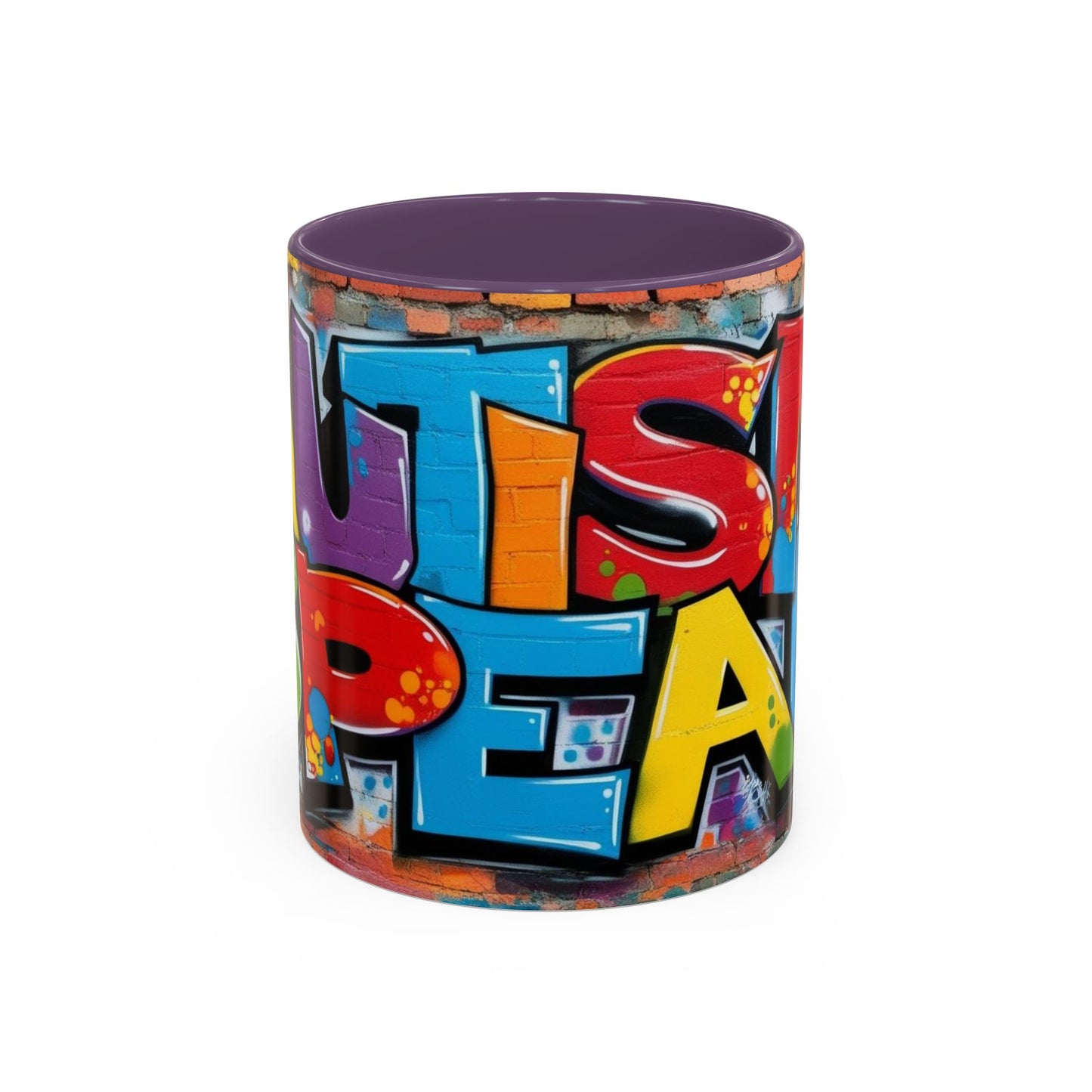 Coffee Mug - Autism Speak Graffiti Style Design