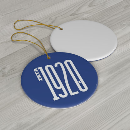 Ceramic Ornament - Zeta Inspired Holiday Decor