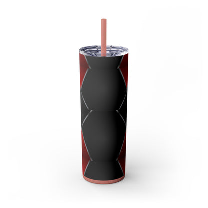 DANGER Skinny Tumbler with Straw, 20oz