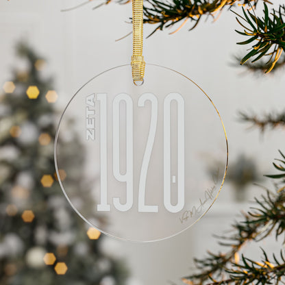 Zeta Inspired Acrylic Christmas Ornaments