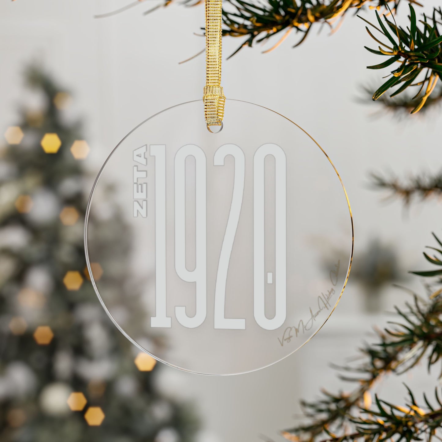 Zeta Inspired Acrylic Christmas Ornaments