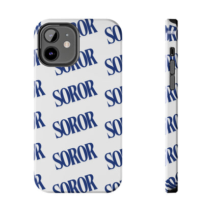 Phone Case - Soror White & Royal Blue