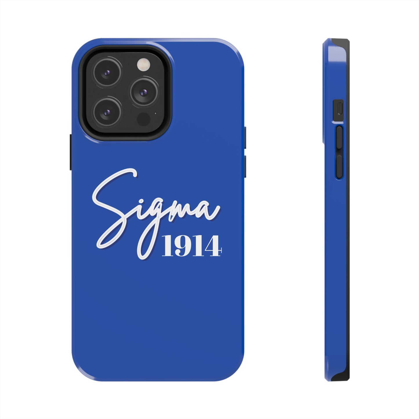 Phone Case -Sigma 1914 Fraternity White & Royal Blue