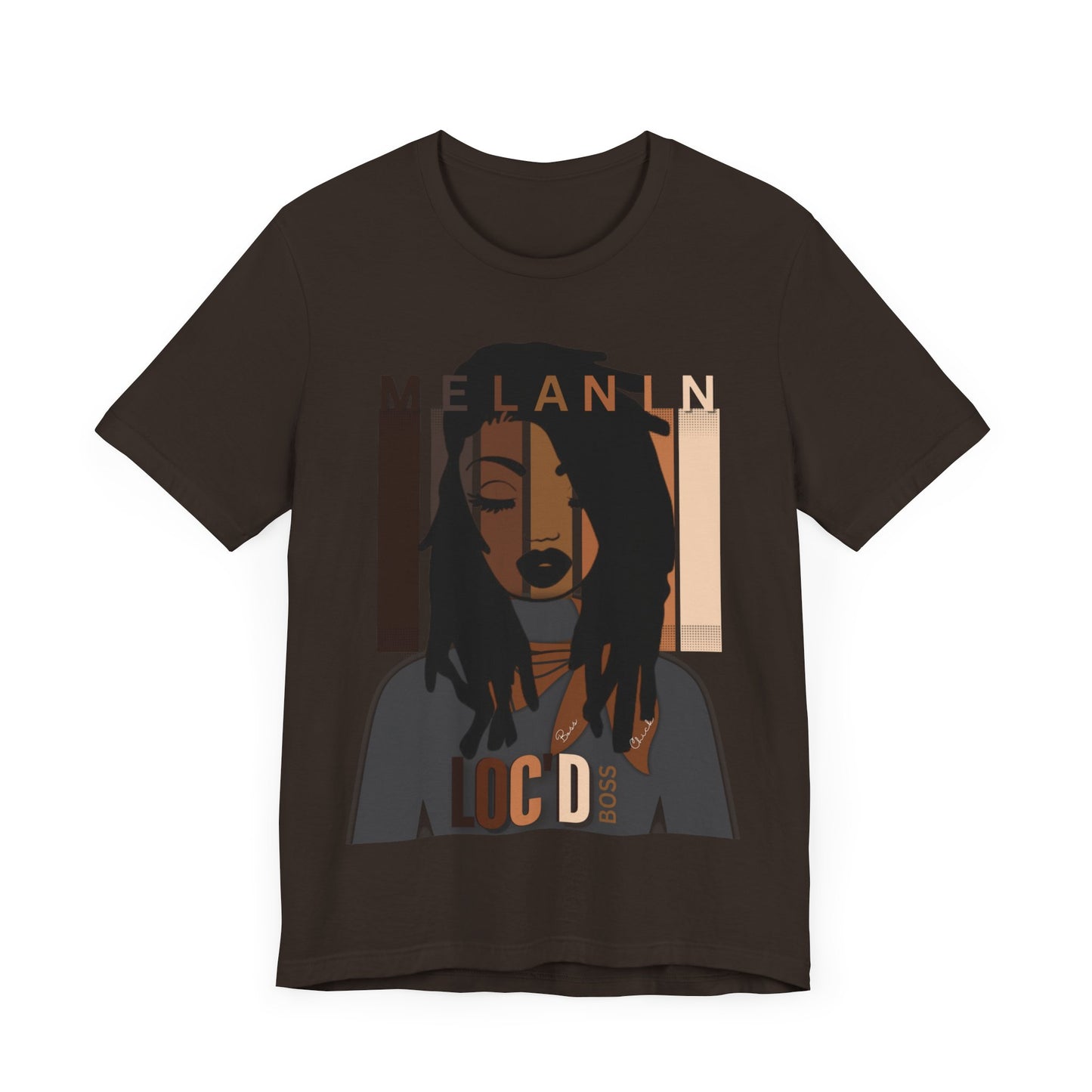 Melanin Loc'd Jersey Short Sleeve Tee