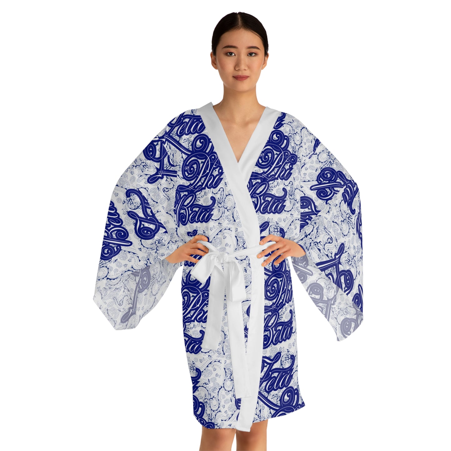 Long Sleeve Kimono Robe - Zeta