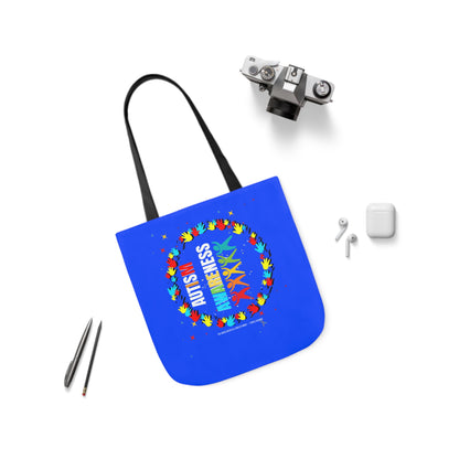 Autism Awareness Canvas Tote Bag,